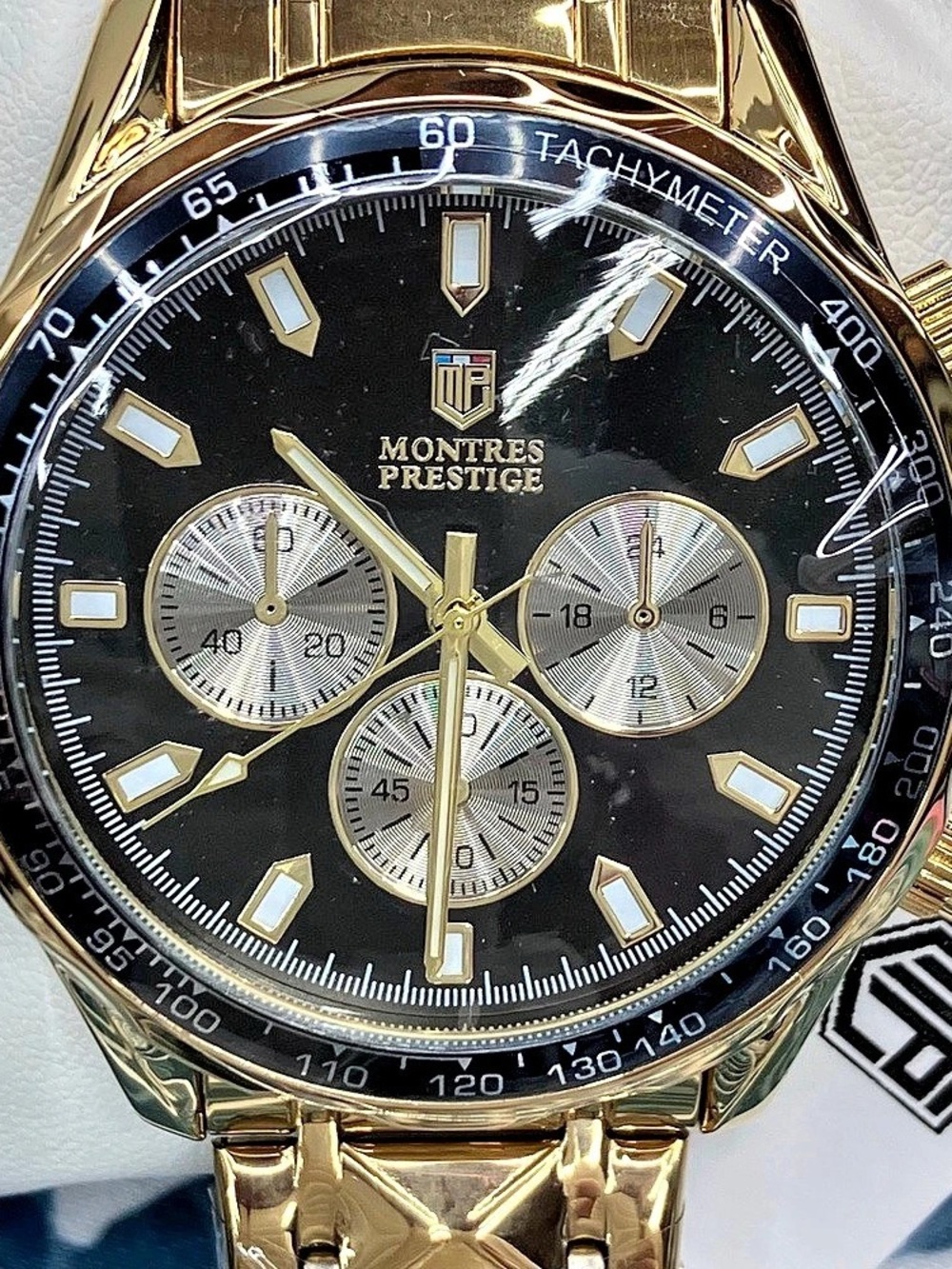 New in Box Montres Prestige x Invicta Black Gold Men’s Watch
